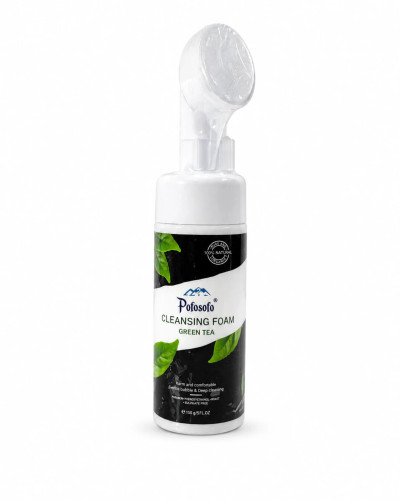 فوم شستشوی صورت پوفوسوفو با عصاره چای سبز مدل Green Tea Cleansing Foam حجم 150 گرم